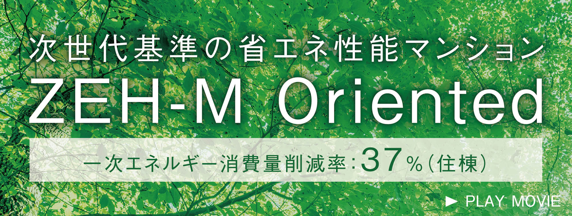 次世代基準の省エネ性能マンション ZEH-M Oriented